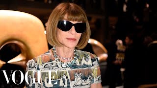Anna Wintour On The Trends Of London Fashion Week Vogue