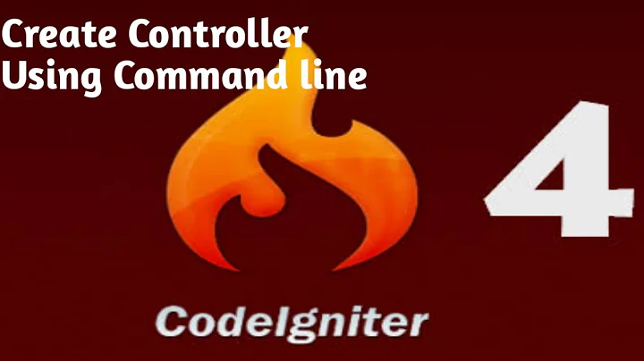 Create Controller using command line Part #24 | Codeigniter 4 | Api in Codeigniter 4