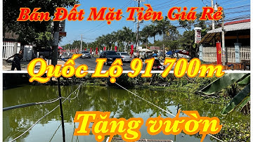 ( Đã Bán ) Mặt Tiền 700m Quốc Lộ 91 Châu Thành Giá Rẻ Tặng Ao Tặng Phòng Thờ Phật (02-01-2022)