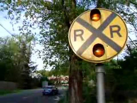 Conrail horn on an NJ Transit cab car. Pascack valley line Hillsdale New jersey.