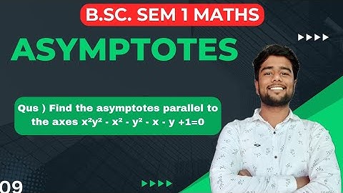 Find the asymptotes parallel to the axes x^2y^2 - x^2 - y^2 - x - y +1=0