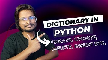 #16 Dictionary in Python Complete | Python Tutorial