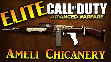 COD Advanced Warfare MULTIPLAYER gameplay - ELITE GUN "Ameli Chicanery" (Call of Duty 2014)