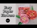 Quick and Easy DIY Paper flower tutorial | Eternal Stationery | Paper Flowers