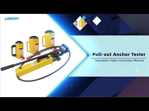Langry Operate Video Of Anchor Bolt Pull Out Testing