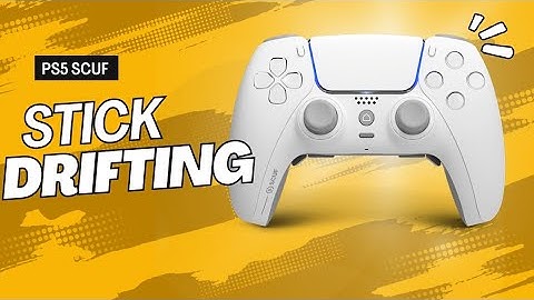 PS5 SCUF CONTROLLER STICK DRIFTING.. LET