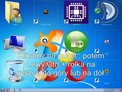 Wideo: Jak Zmniejszyć Ikony Systemu Windows 7?