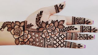 Very Easy Latest Simple Mandala Mehndi Design Trick For Beginners-Mehandi ka Design-Mehendi design||