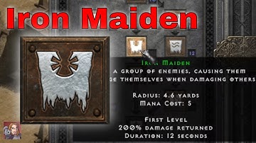D2R Skills & Abilities - Iron Maiden Curse (Necromancer)