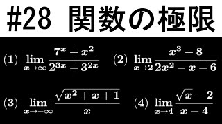 【受験数学演習#28】（数Ⅲ）関数の極限