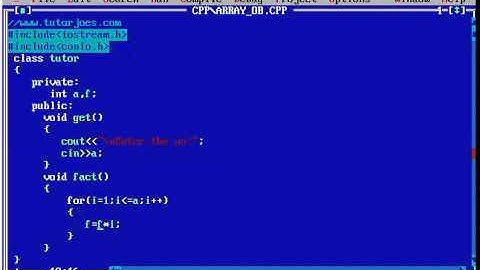 Use Array As Object In C++ Tamil