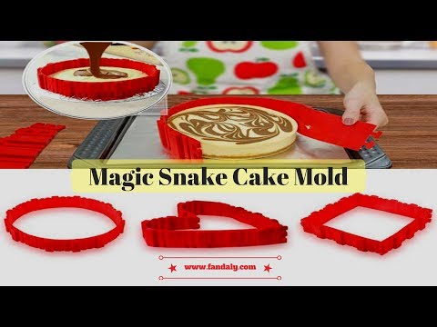 Jucoan 16 Pack Silicone Cake Mold Magic Bake Snake Silicone Cake Shapers  for ... | eBay
