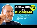 Q&amp;A Video 3: Answering Questions About Niche Sites