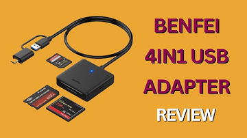 BENFEI 4in1 USB USB-C to SD Micro SD MS CF Card Reader Adapter Review