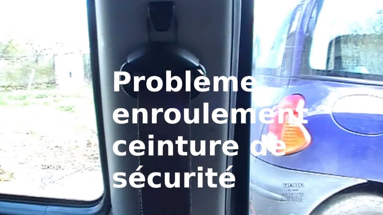 Ceinture de sécurité bloquée : comment faire ?