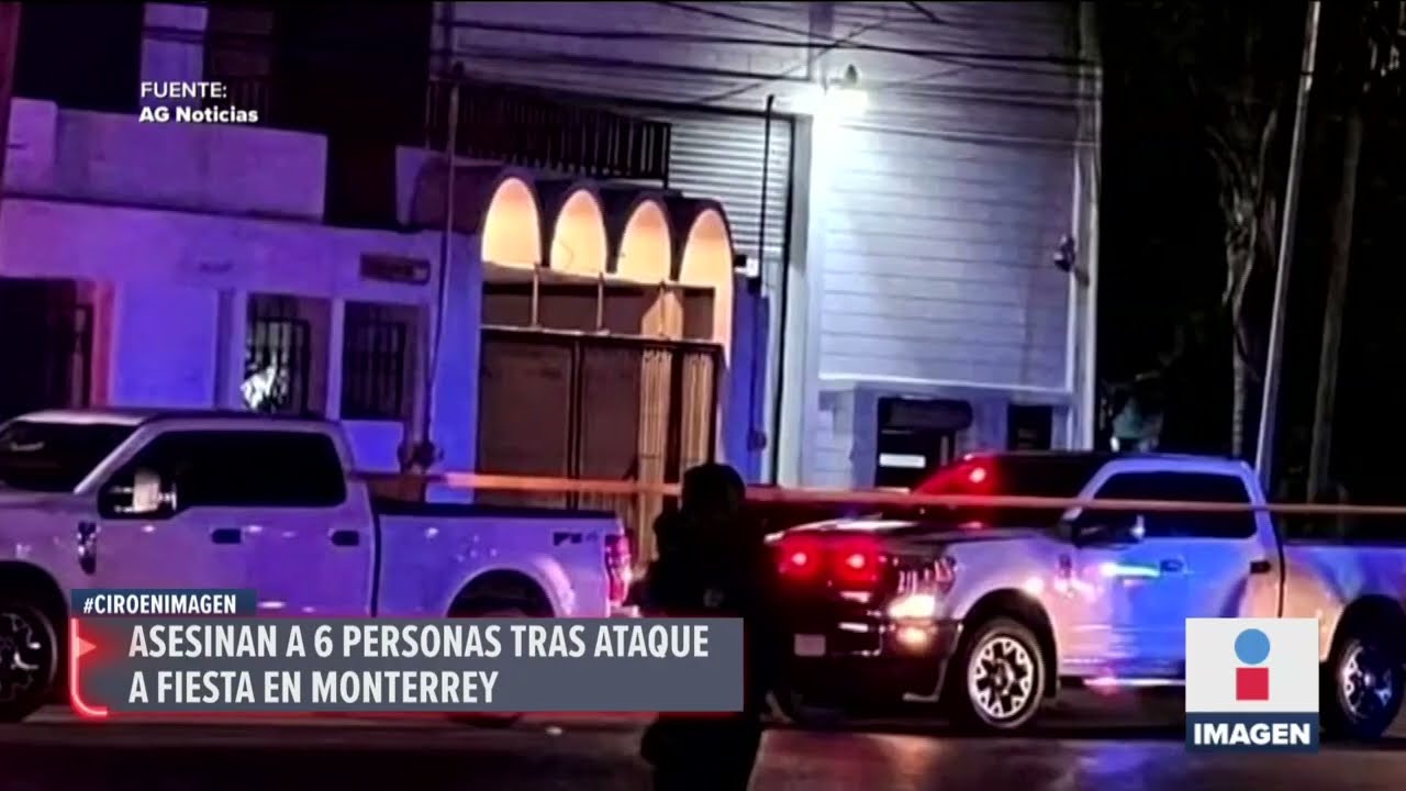 Grupo armado asesina a seis personas en una fiesta en Monterrey | Noticias con Ciro Gómez Leyva