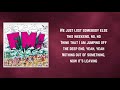 Vince Staples - Tweakin (Lyrics) feat. Vonnie, Buddy & Kehlani