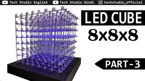 led cube 8x8x8 arduino uno | led cube 8x8x8 arduino code | 8x8x8 led cube with arduino uno