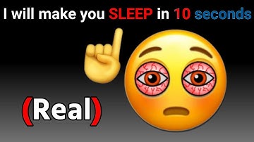 I Will Make You Sleep In 10 Seconds... (100% Real)