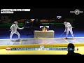 2018 T08 02 M S Individual Novi Sad SRB European Championships YELLOW CURATOLI ITA vs BAZADZE GEO