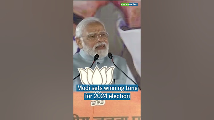 Modi sets winning tone for 2024 elections #shorts