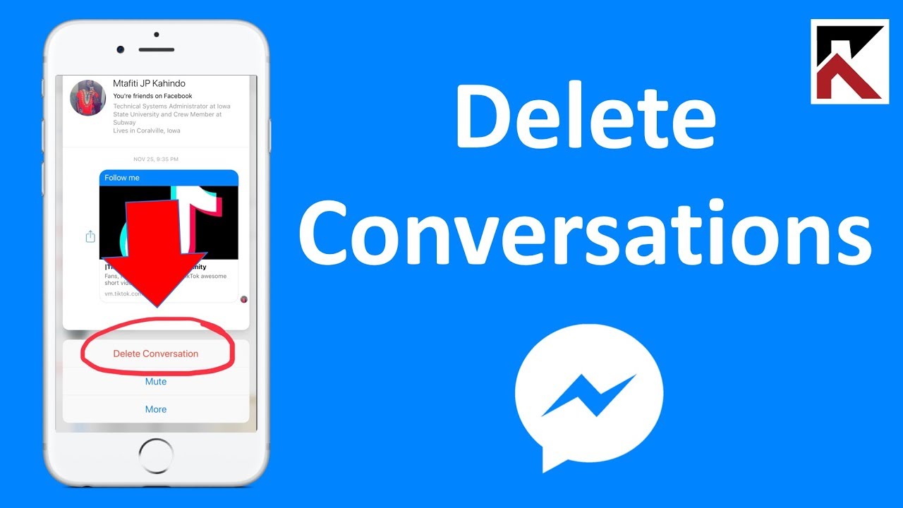 How To Delete Conversations Facebook Messenger