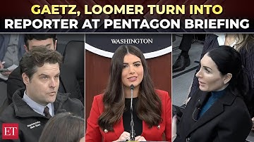 Matt Gaetz, Laura Loomer enter Pentagon briefing room after legacy media ‘self deports’