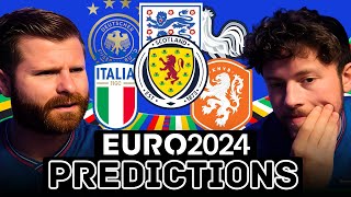 OUR UEFA EURO 2024 PREDICTIONS! (LOSER DOES A FORFEIT)