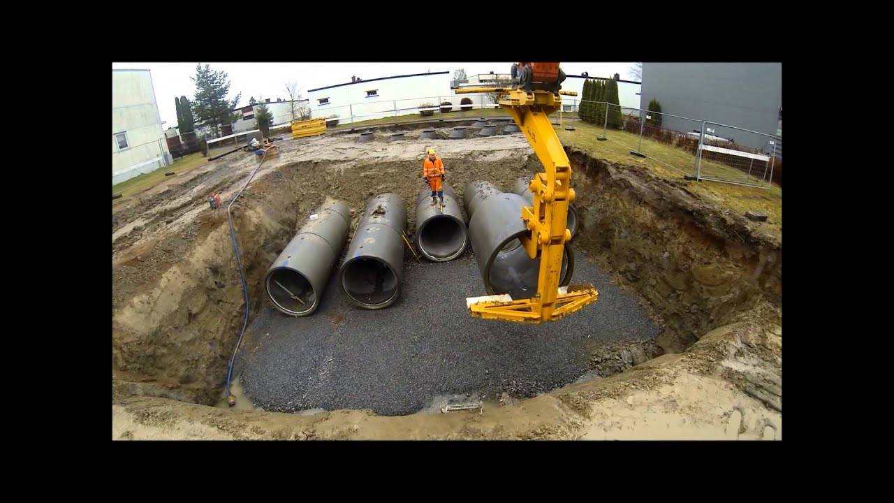 Legging av rør med Basal Pipe Lifter - YouTube