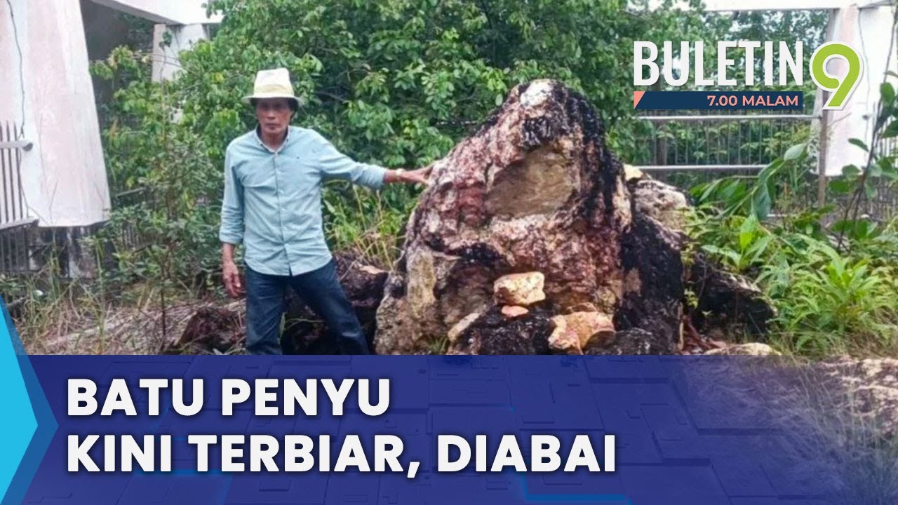 Batu Penyu Tarikan Pengunjung Di Dungun Kini Terbiar (B9)