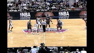 NBA On NBC - Rockets @ Spurs 1999 Great Game! Duncan, Robinson, Ellie, Barkley, Olajuwon, Pippen! screenshot 4