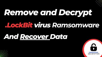 How to Remove Lockbit Ransomware and Recover Files (SOLVED) | .Lockbit Virus Decryptor