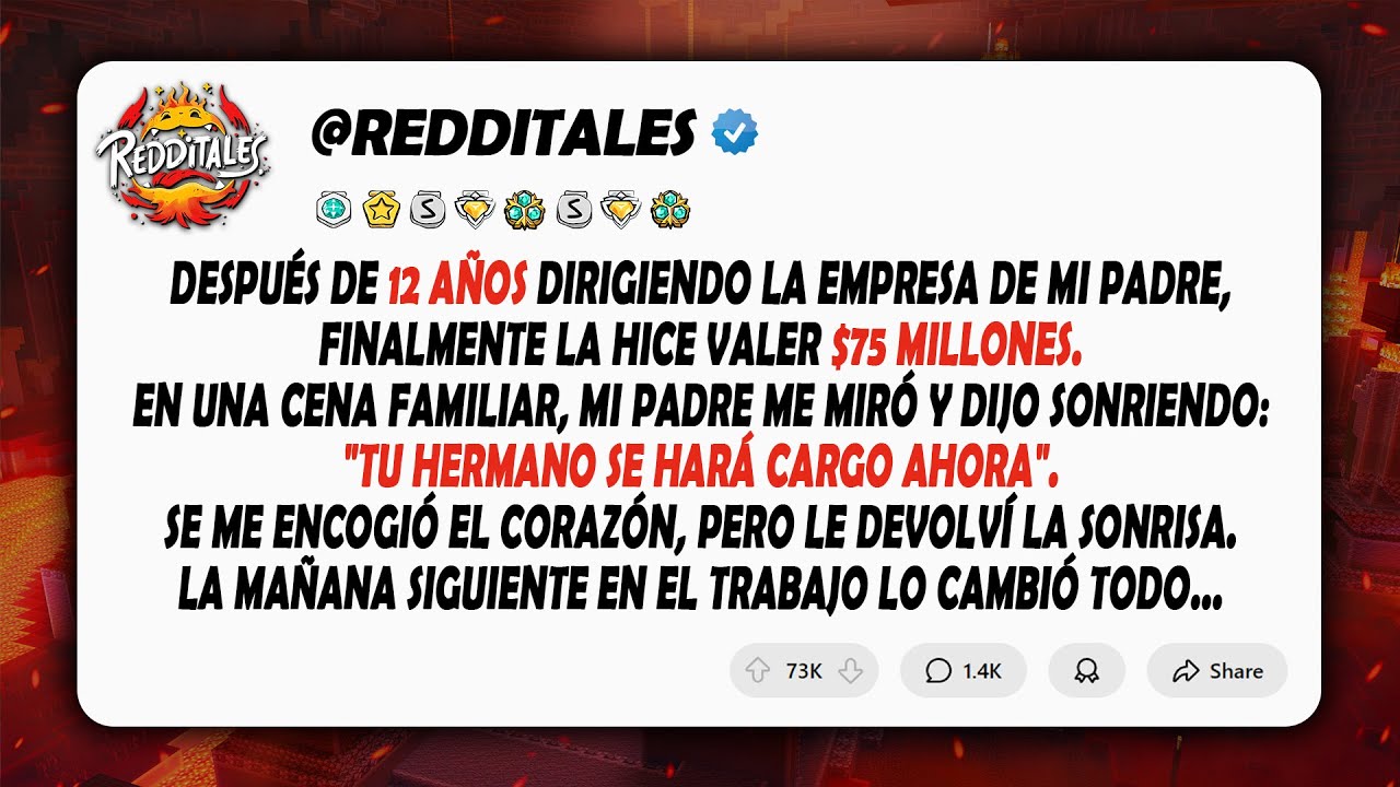 Gané $75M después de 12 años dirigiendo la empresa de mi padre. Pero mi hermano lo cambió todo...