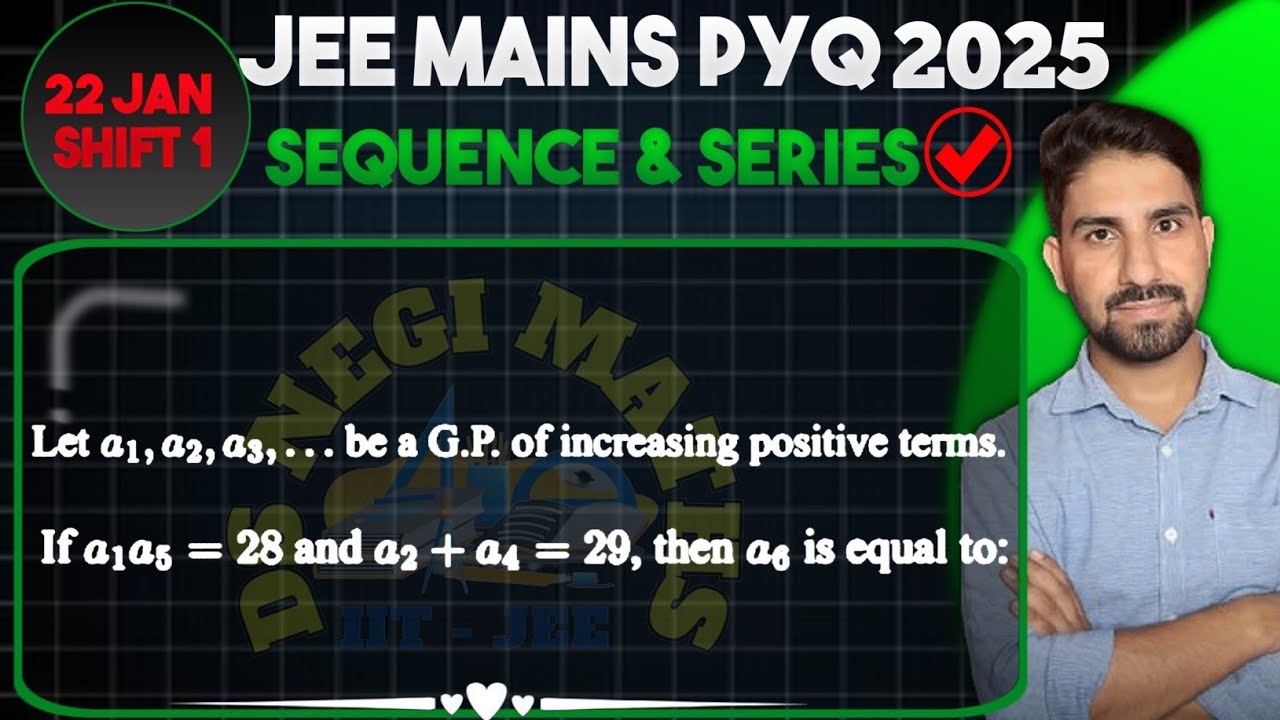 Let a1,a2,a3,__ be a GP of increasing positive terms. If a1a5=28 and a2+a4=29, then a6 is equal to: