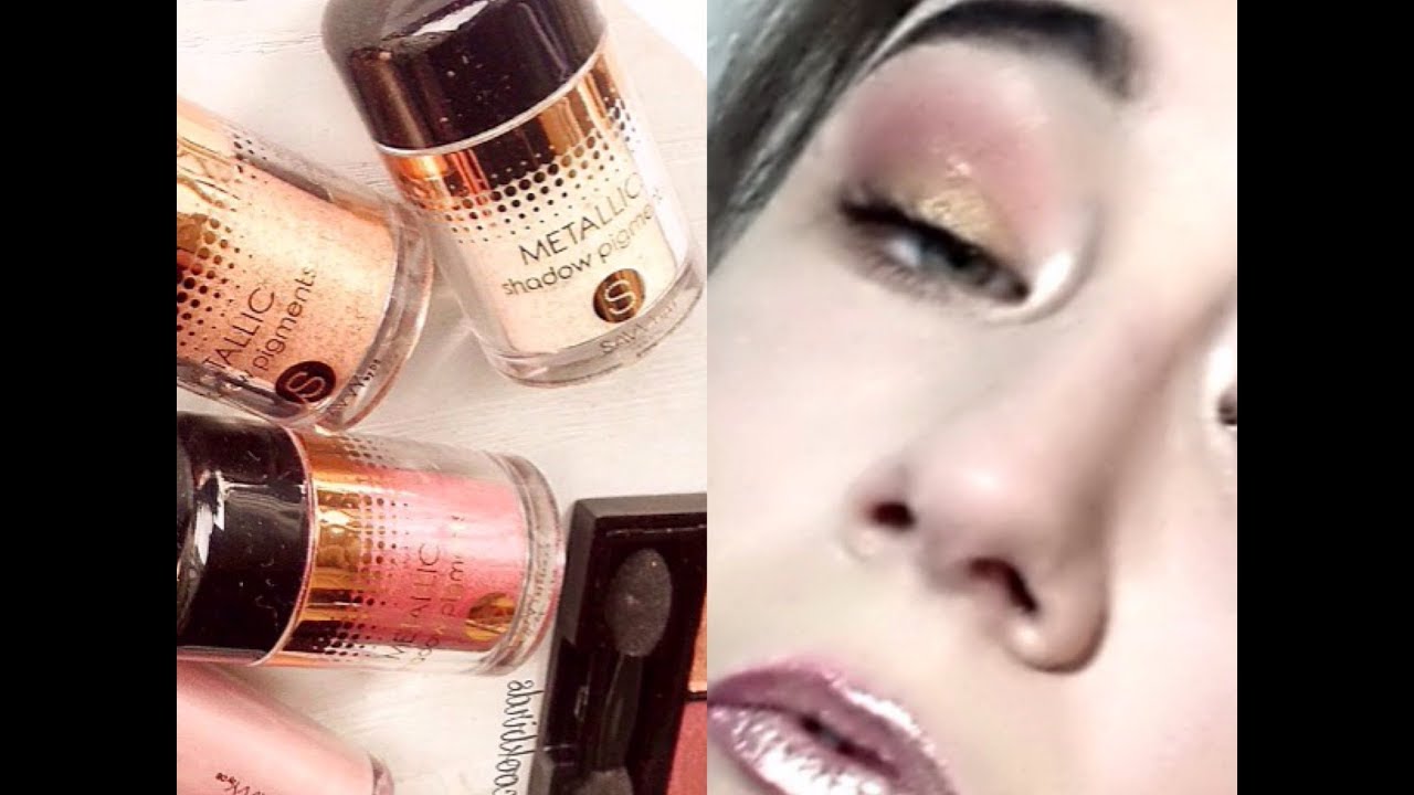 Trying out new makeup| trying $3 makeup| trying savvy by db metalic makeup