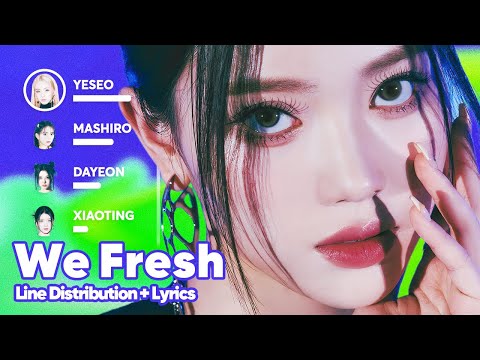 Kep1er We Fresh Line Distribution Lyrics Karaoke PATREON REQUESTED 