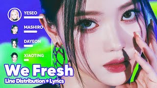 Kep1er - We Fresh (Line Distribution + Lyrics Karaoke) PATREON REQUESTED Resimi