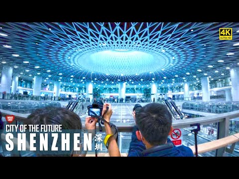 Shenzhen 2023 Tour, Walking in the City of the Future | Cool Metro Stations and Shopping Areas