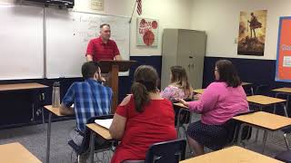 WTAMU Summer Practicum Formal Observation 4 of 5