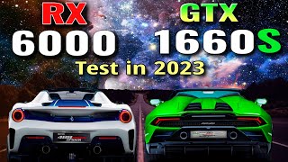 RX 6600 vs GTX 1660 Super : Test in 2023