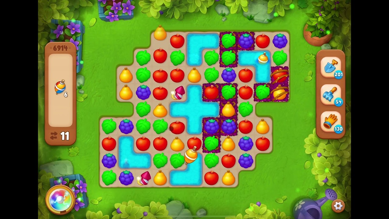 GardenScapes Level 6914 no boosters