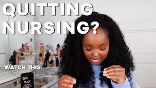 NURSING: THINKING ABOUT LEAVING THE BEDSIDE? WATCH THIS FIRST.