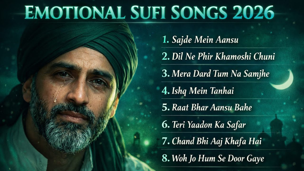 Non Stop Sufi Songs 💛 Heart Touching & Emotional Kalam | Soulful Islamic Sufi Music