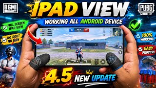 NEW BGMI 4.5 iPad View Trick 😍 100% Working Android | Full Screen + No Lag 🚀 screenshot 4