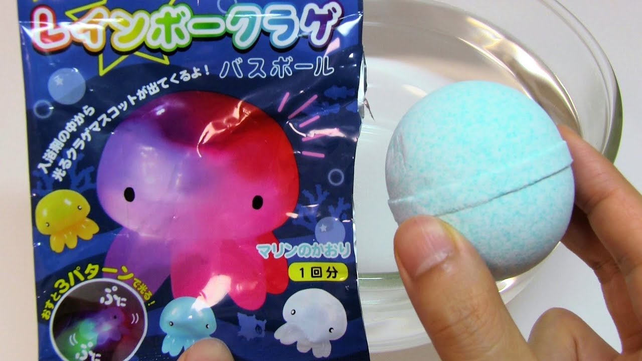 WARNING: FLASHING LIGHTS ASMR Prize Bath Bomb #322 LED Rainbow