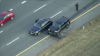 Police SUV crashes into back of vehicle in Montgomery County