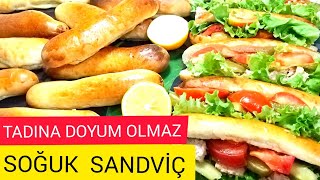 SANDVİÇ EKMEĞİ TARİFİ - TON BALIKLI SANDVİÇ - KOLAY SANDVİÇ - SANDVİÇ TARİFİ - SOĞUK SANDVİÇ✅sandviç