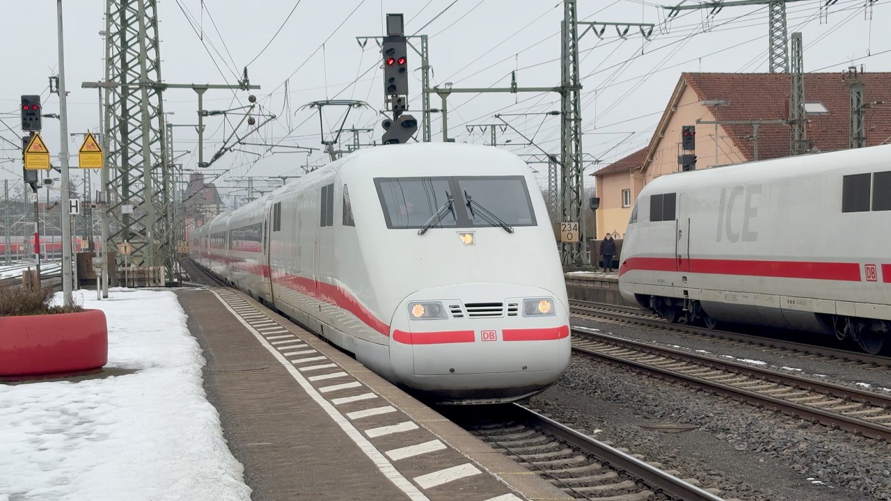 11x ICE und mehr - Trainspotting im Bahnhof Fulda