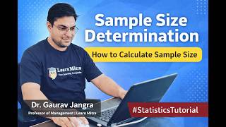 Sample Size Determination | Learn Mitra Dr. Gaurav Jangra | How to Calculate Sample Size in Research