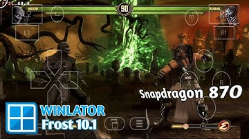 Mortal Kombat Komplete Edition (MK9) on Android - Winlator 10.1 Frost - Poco F3 (Snapdragon 870)
